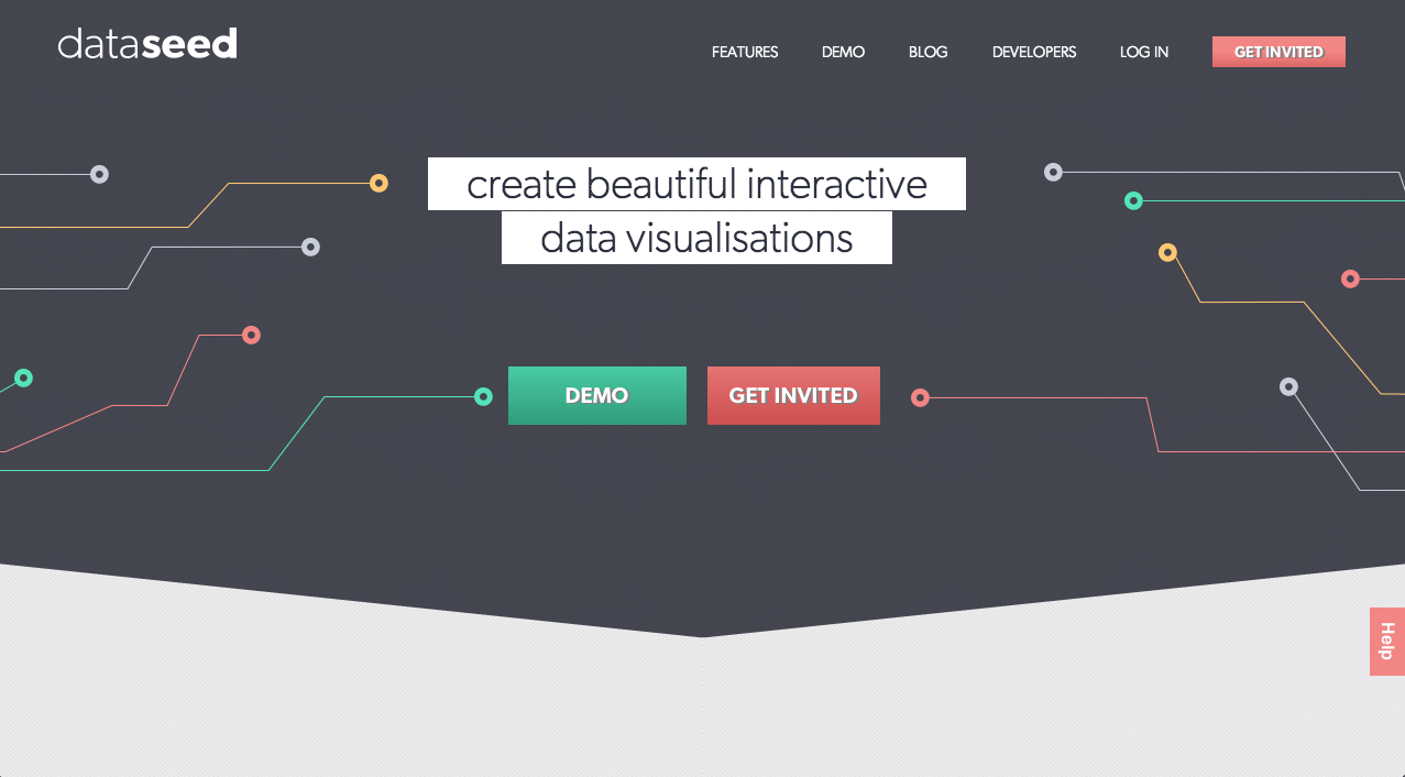 Dataseed marketing site screenshot